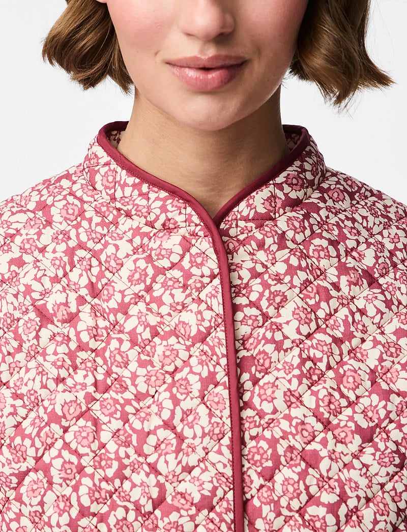 Pieces - PCRIKKE QUILTED JACKET NOOS - frühlingsjacken - slate rose - 5