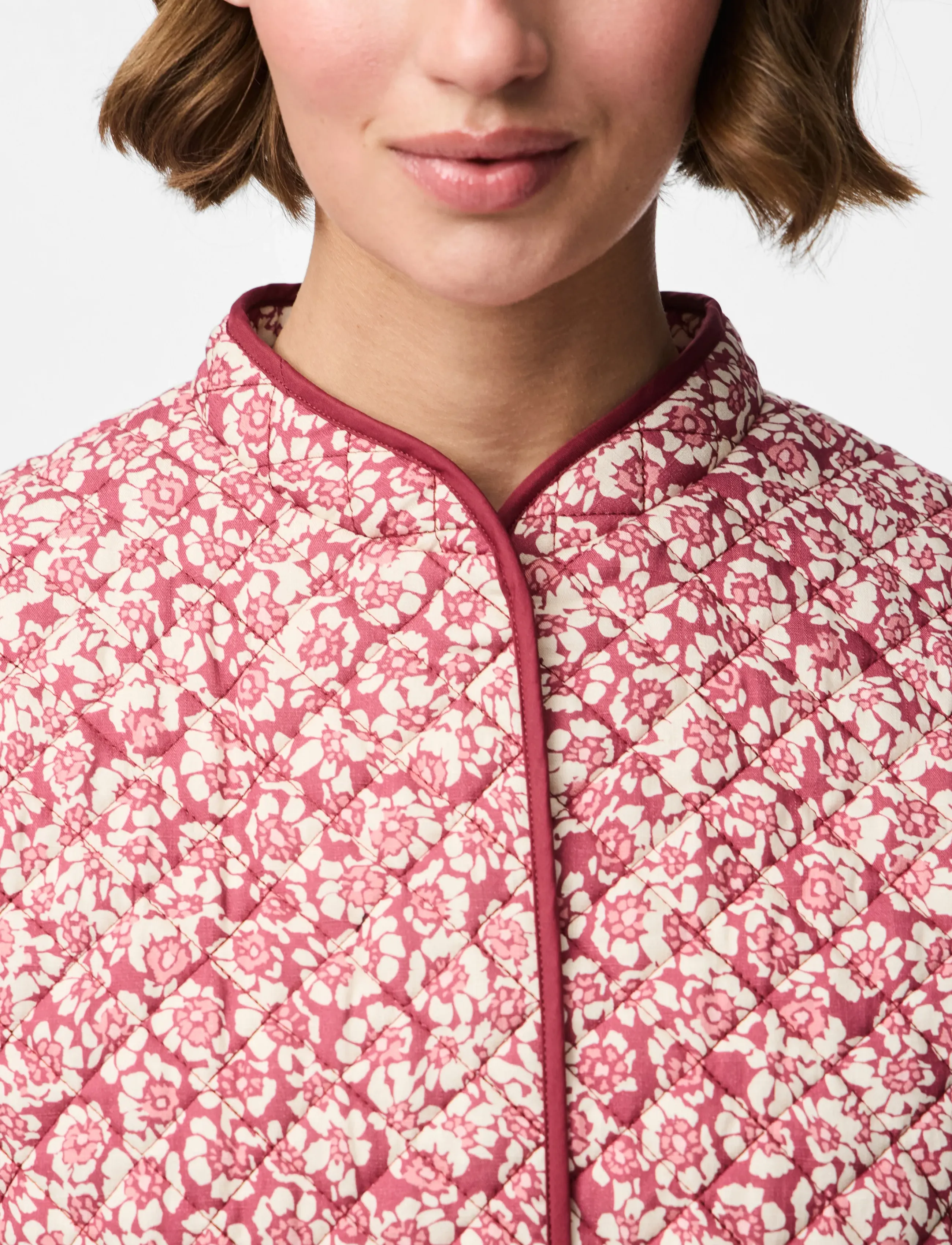 Pieces - PCRIKKE QUILTED JACKET NOOS - frühlingsjacken - slate rose - 5