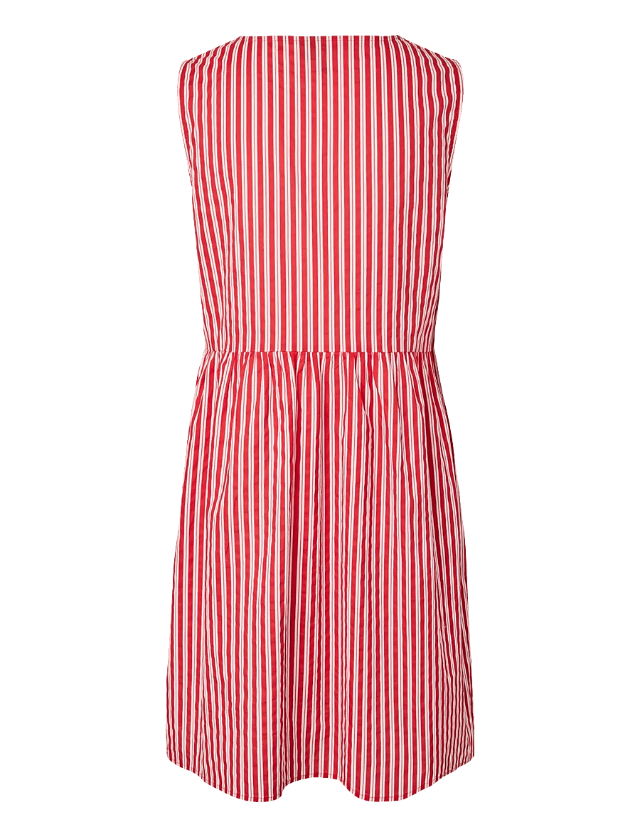 Pieces - PCJOLLY SL TIE SHORT DRESS WVN NOOS BC - kurze kleider - adrenaline rush - 2