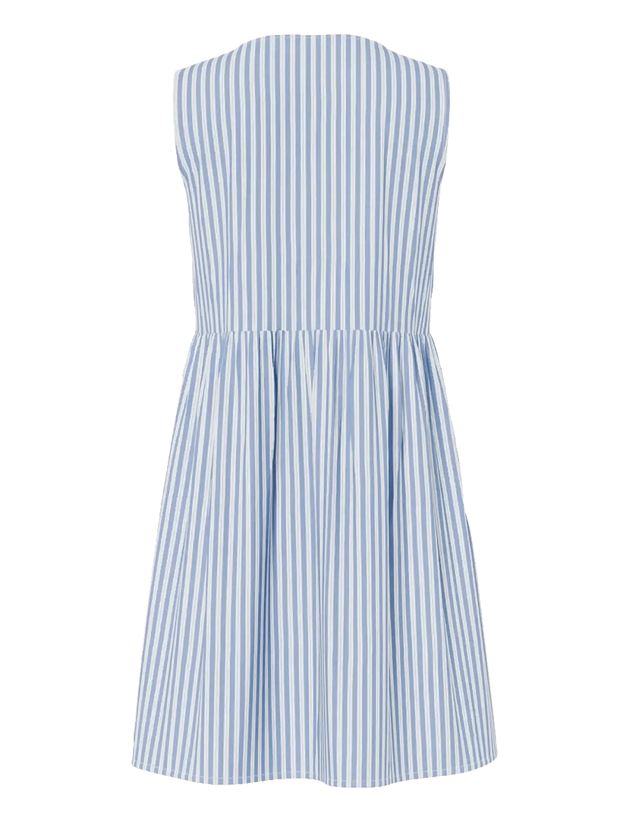 Pieces - PCJOLLY SL TIE SHORT DRESS WVN NOOS BC - short dresses - hydrangea - 2