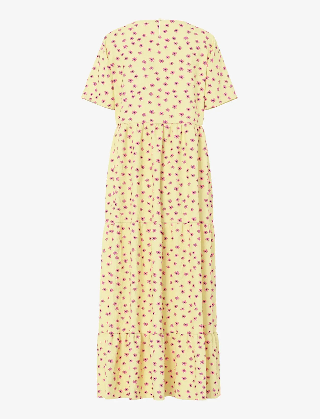 Pieces - PCEVIE SS ANKLE DRESS WVN NOOS BC - suvekleidid - french vanilla - 1