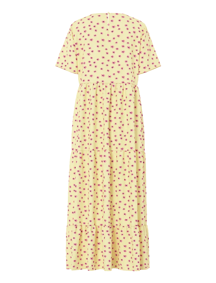 Pieces - PCEVIE SS ANKLE DRESS WVN NOOS BC - sommerkleider - french vanilla - 2