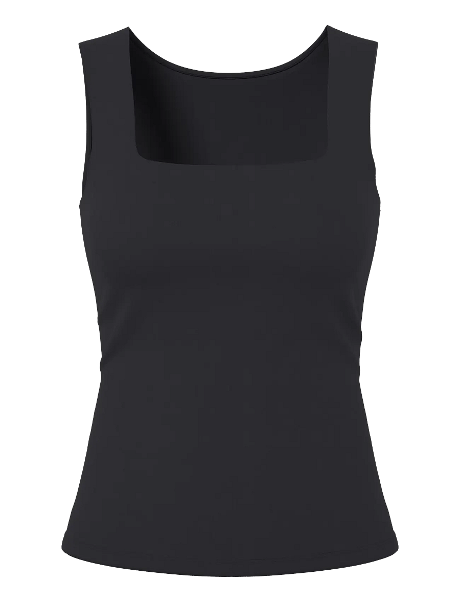 Pieces - PCLULA SL REVERSIBLE TANKTOP JRS NOOS - Ärmellose tops - black - 1