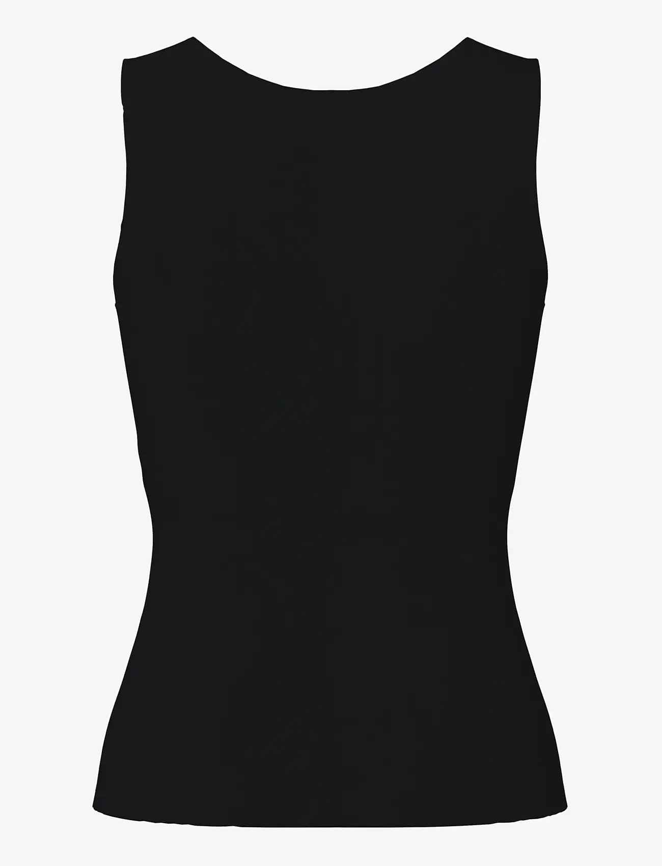 Pieces - PCLULA SL REVERSIBLE TANKTOP JRS NOOS - Ärmellose tops - black - 2