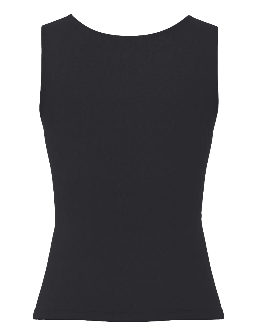 Pieces - PCLULA SL REVERSIBLE TANKTOP JRS NOOS - Ärmellose tops - black - 2
