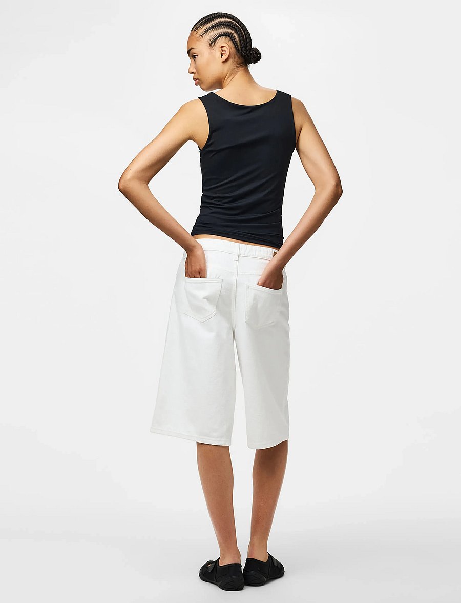 Pieces - PCLULA SL REVERSIBLE TANKTOP JRS NOOS - Ärmellose tops - black - 3