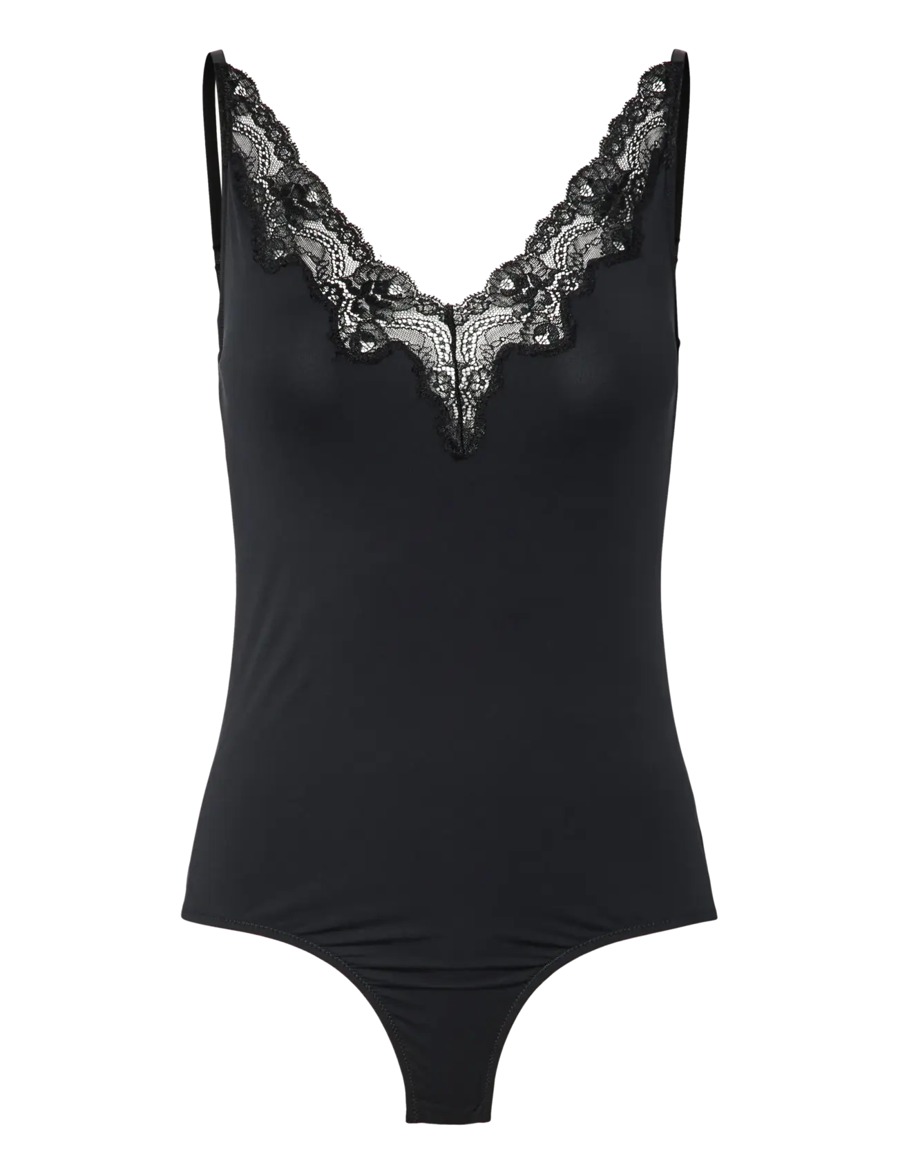 Pieces PCLILI SL LACE BODYSTOCKING NOOS - Inspiration - BLACK / black