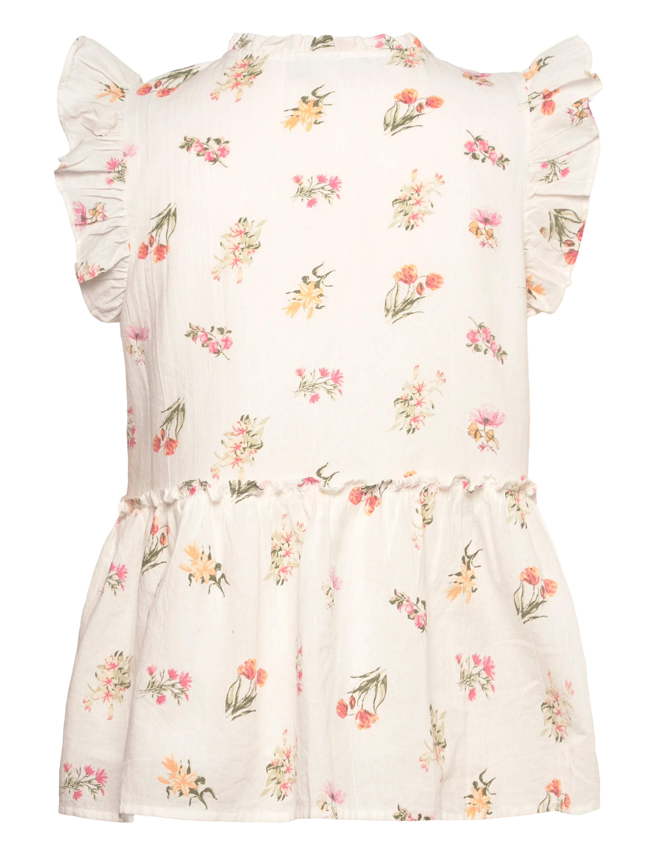 Pieces - PCEMMA SL TOP WVN NOOS BC - lühikeste varrukatega pluusid - bright white - 1