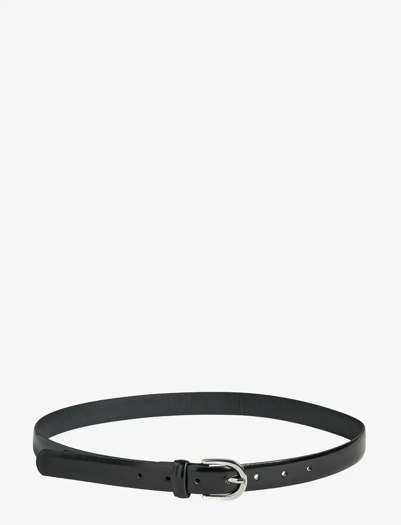 Pieces - PCESTINA LEATHER JEANS BELT NOOS - casual bælter - black - 1