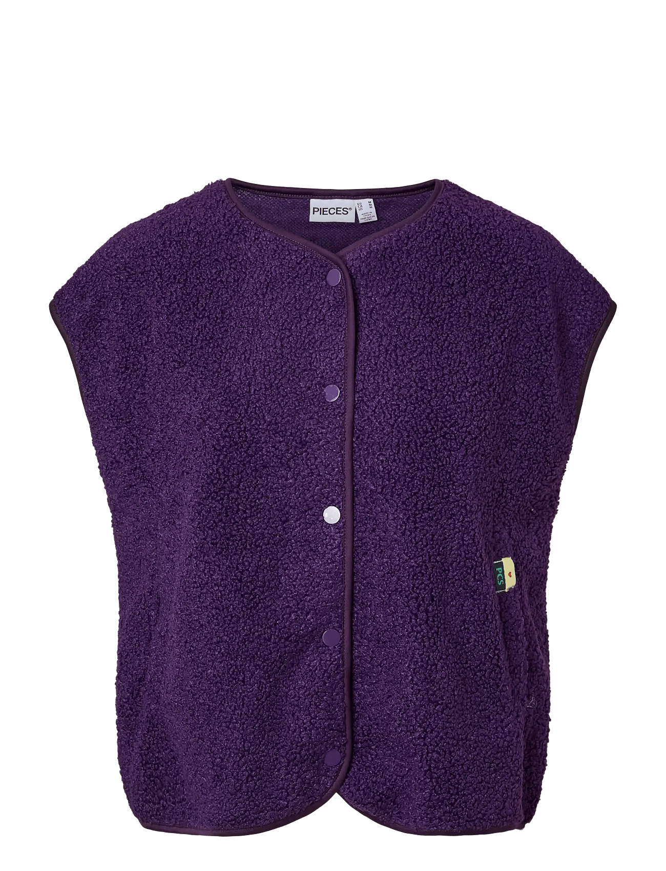 Pieces - Pckatty Teddy Vest Noos