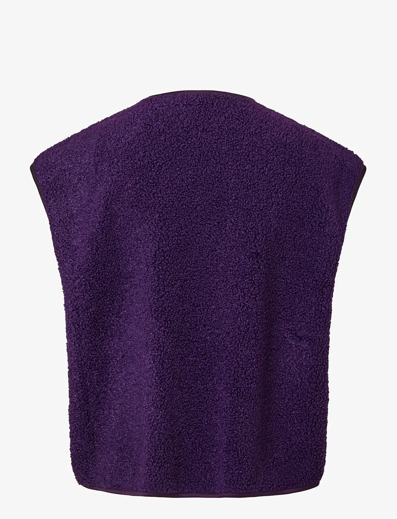 Pieces - PCKATTY TEDDY VEST NOOS BC - fliis- ja teddy-vestid - acai - 2