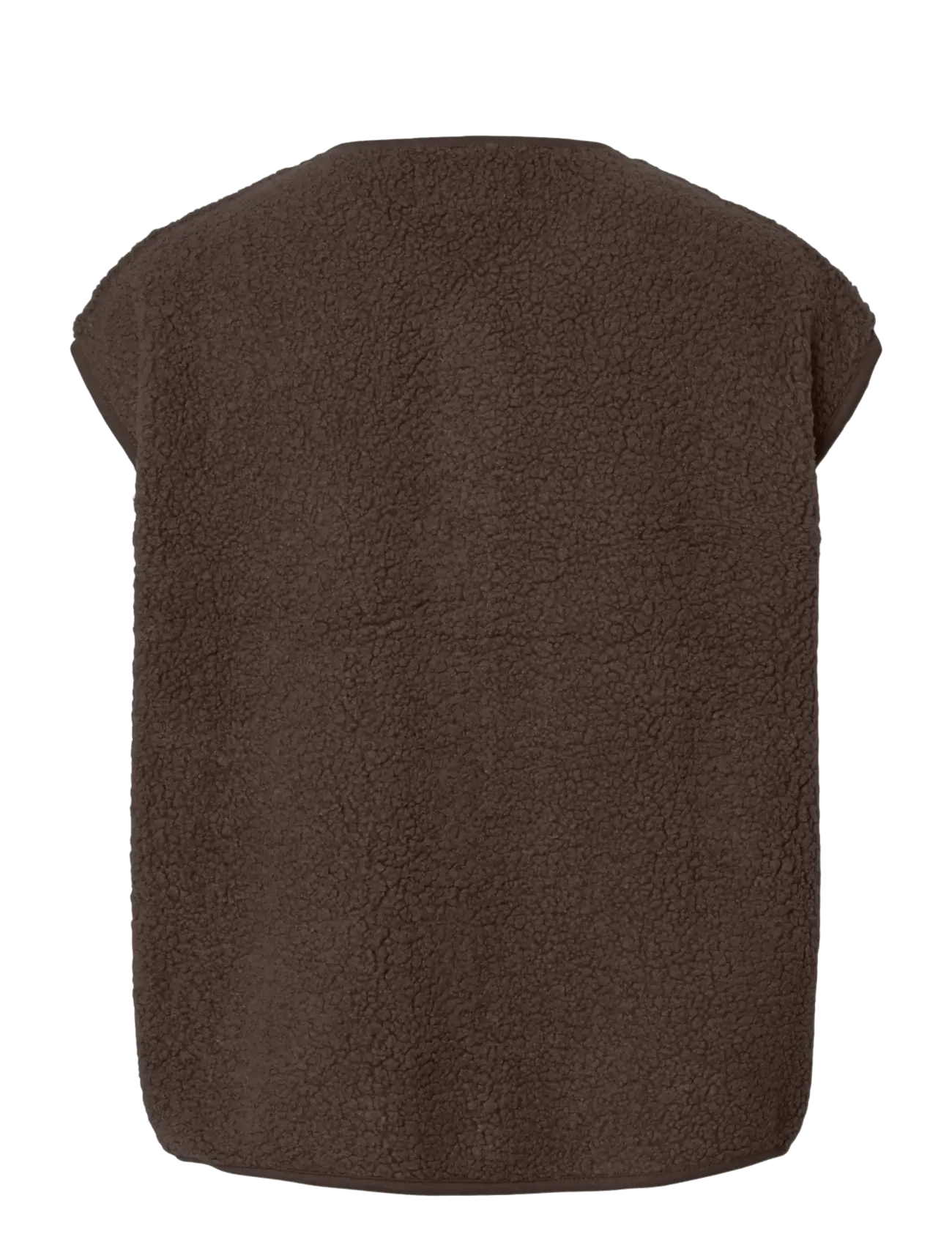 Pieces - PCKATTY TEDDY VEST NOOS BC - teddy-vestid - hot fudge - 2