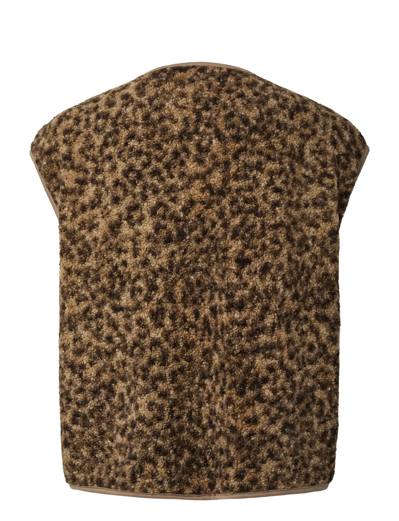 Pieces - PCKATTY TEDDY VEST NOOS BC - fliis- ja teddy-vestid - tannin - 2