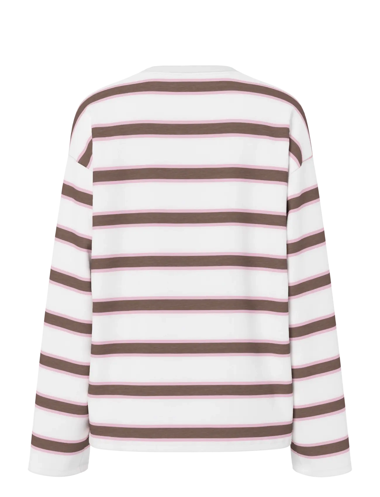 Pieces - PCMILA LS LOOSE TEE JRS NOOS BC - pikkade varrukatega topid - coffee quartz - 2