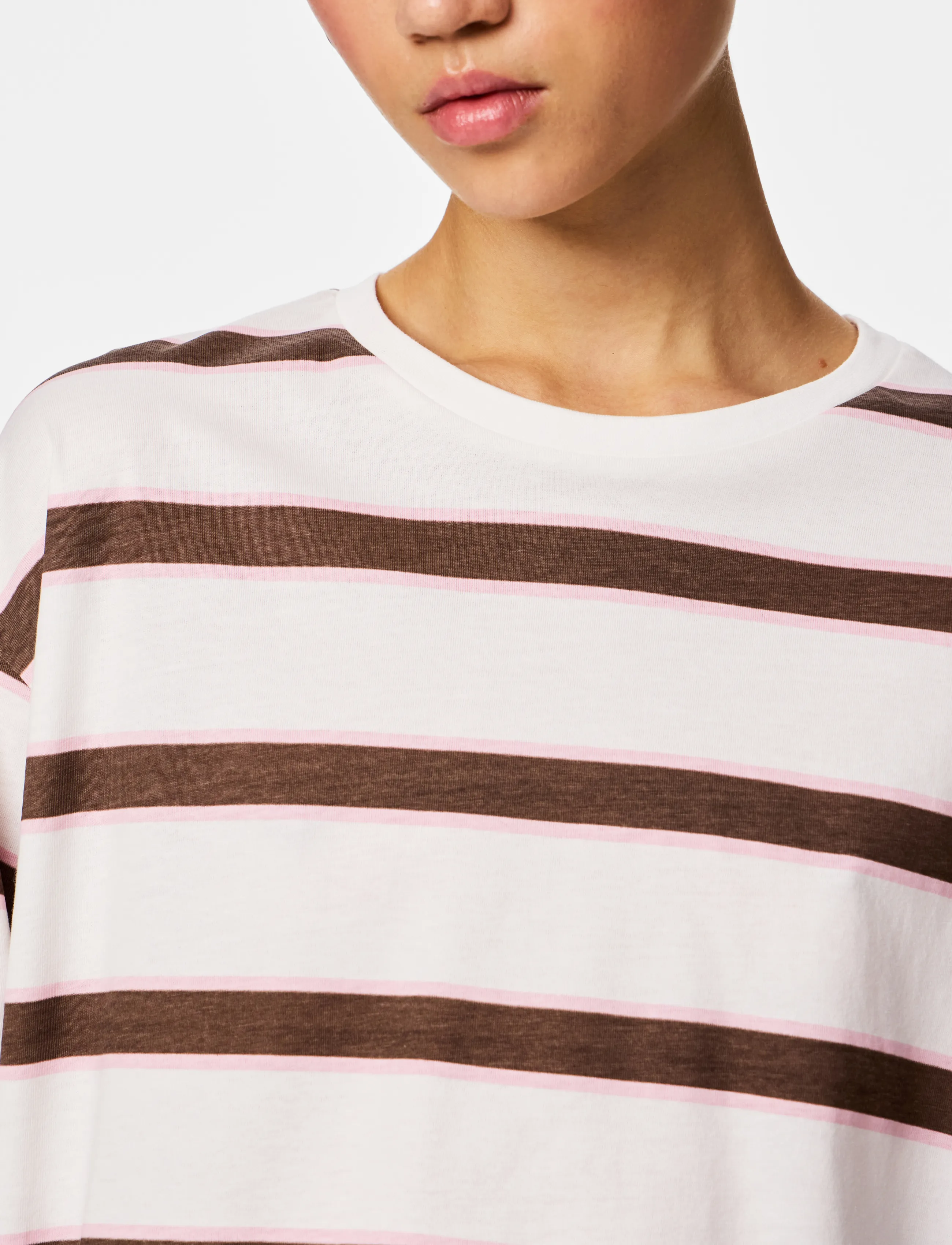 Pieces - PCMILA LS LOOSE TEE JRS NOOS BC - pikkade varrukatega topid - coffee quartz - 5