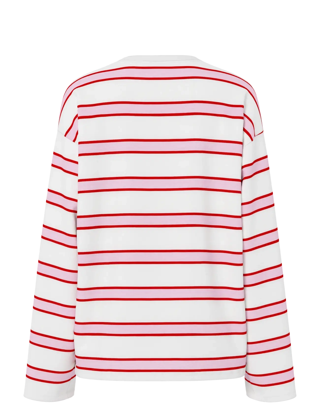 Pieces - PCMILA LS LOOSE TEE JRS NOOS BC - long-sleeved tops - roseate spoonbill - 2