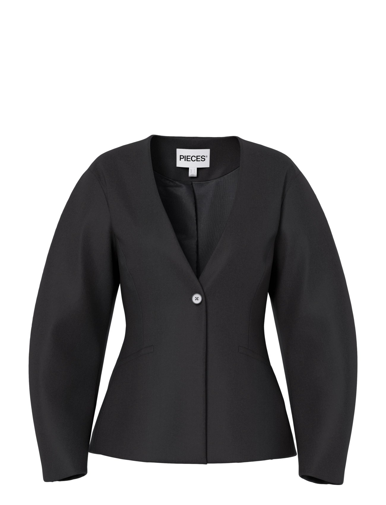 Pieces - PCKAMIL LS FITTED BLAZER NOOS BC - single breasted blazers - black - 1