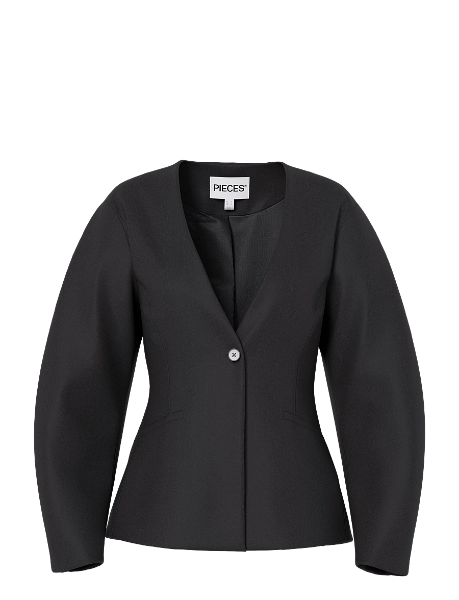 Pieces - PCKAMIL LS FITTED BLAZER NOOS BC - single breasted blazers - black - 1