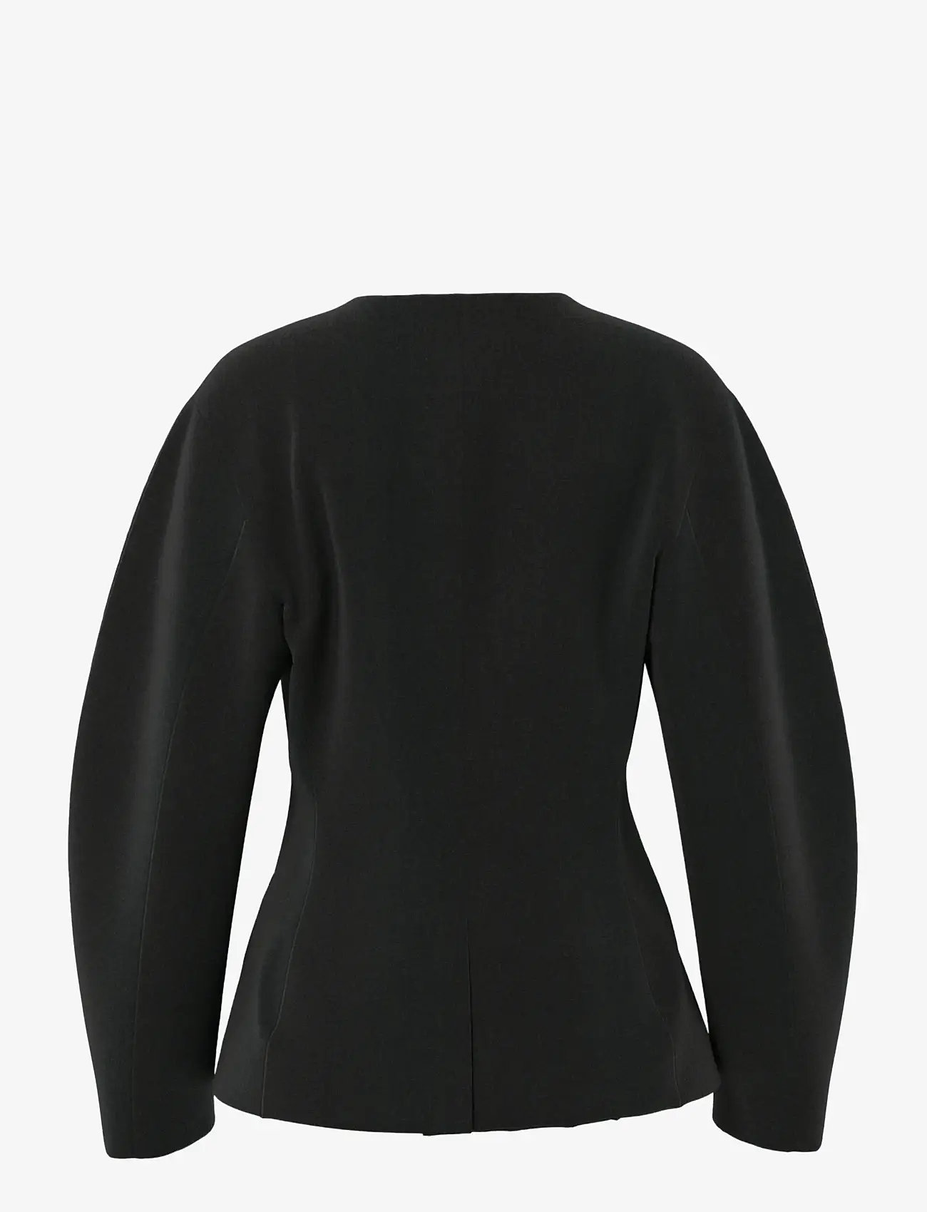 Pieces - PCKAMIL LS FITTED BLAZER NOOS BC - enkeltradede blazere - black - 2