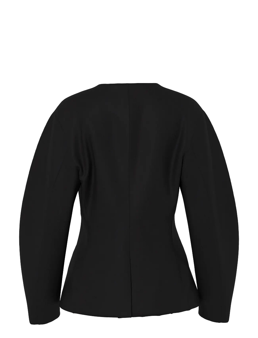 Pieces - PCKAMIL LS FITTED BLAZER NOOS BC - Üherealised pintsakud - black - 2