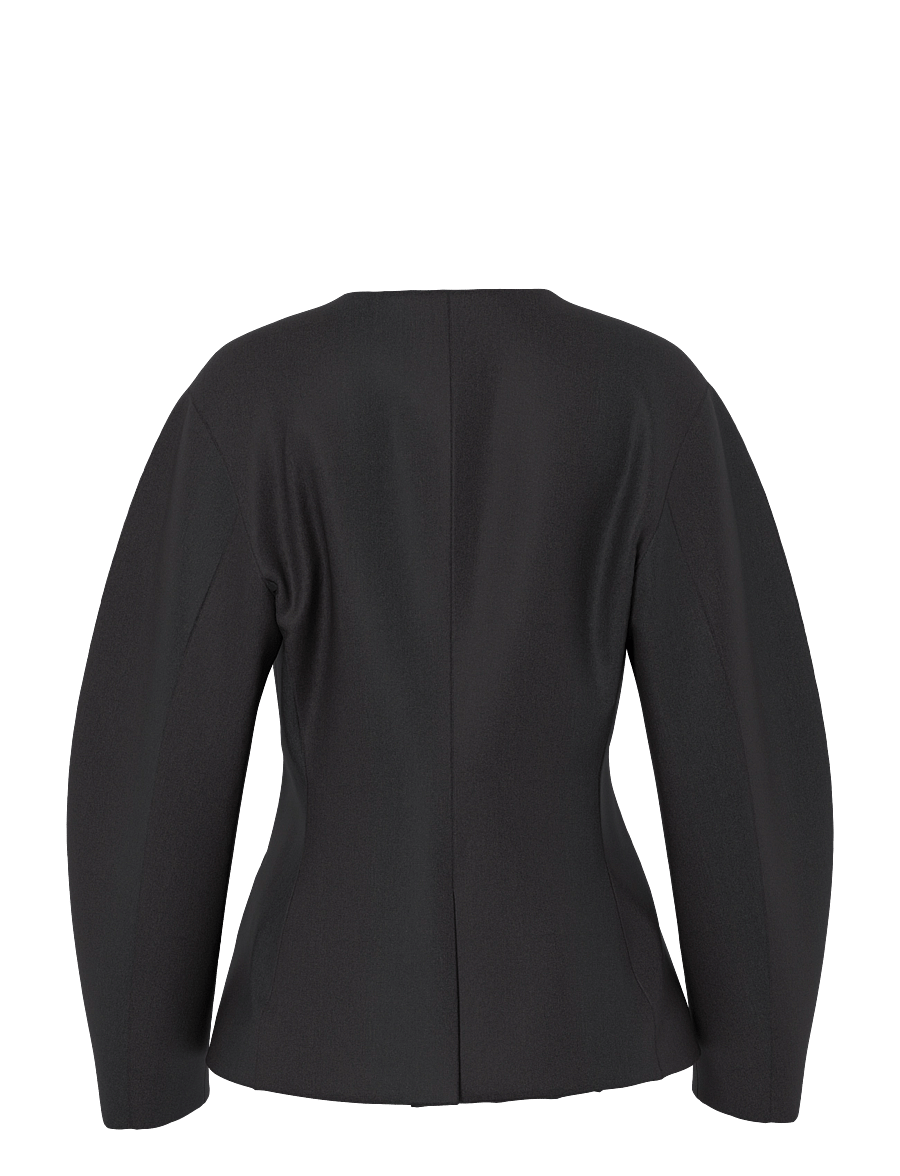 Pieces - PCKAMIL LS FITTED BLAZER NOOS BC - single breasted blazers - black - 2