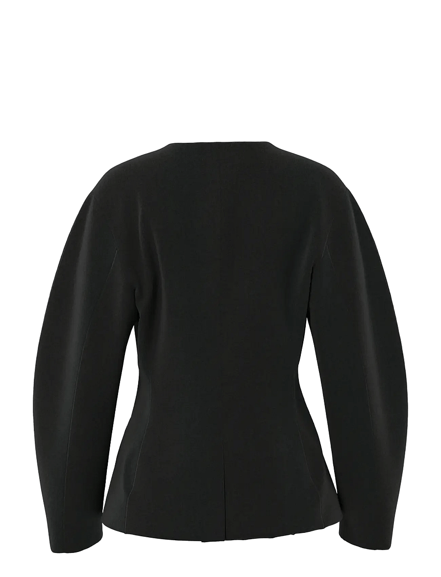 Pieces - PCKAMIL LS FITTED BLAZER NOOS BC - enkelknäppta kavajer - black - 2