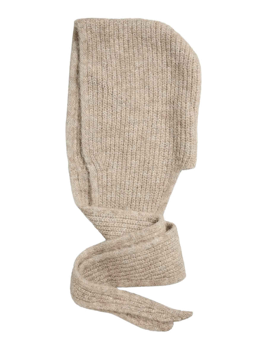Pieces - PCREBEKKA BONNET NOOS BC - balaclava - greige - 1