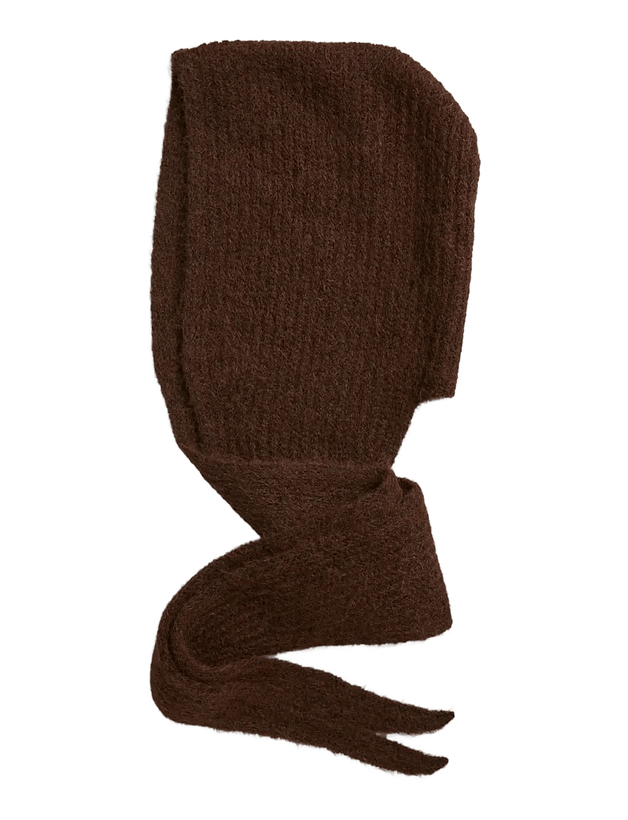Pieces - PCREBEKKA BONNET NOOS BC - balaclava - hot fudge - 1