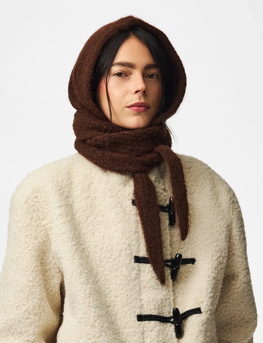 Pieces - PCREBEKKA BONNET NOOS BC - balaclava - hot fudge - 0