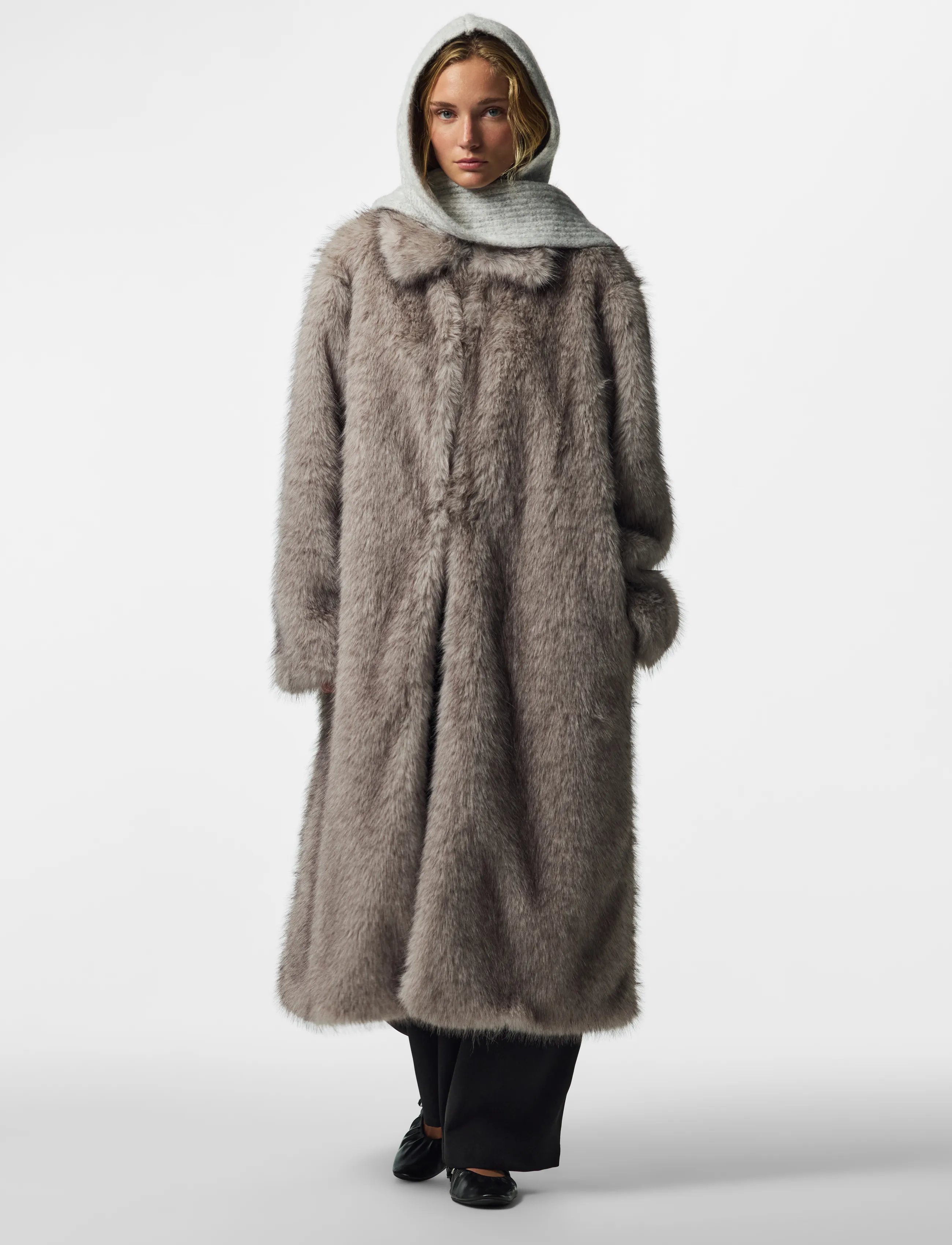 Pieces - PCREBEKKA BONNET NOOS BC - balaclava - light grey melange - 4