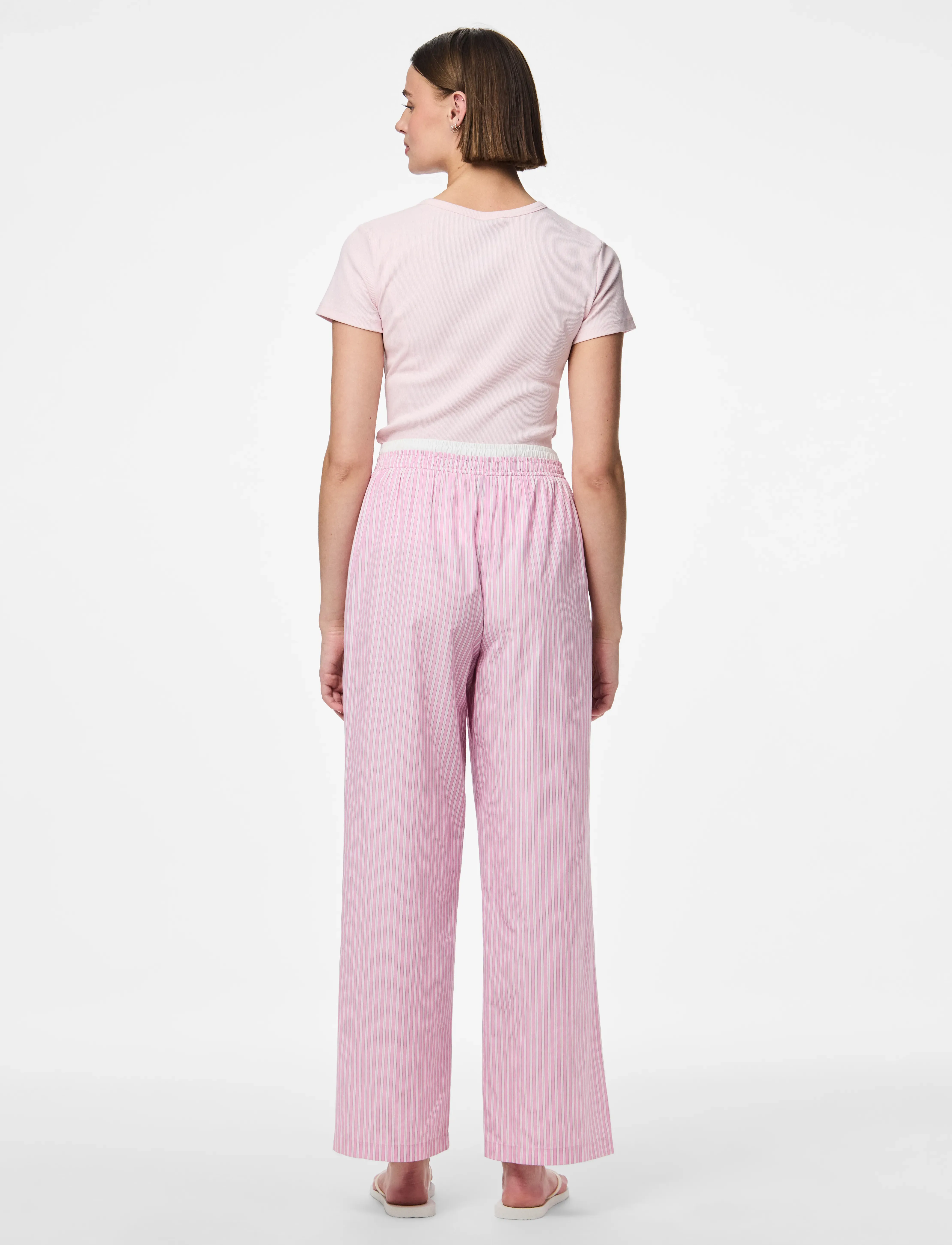 PIECES Pcfamma Hw Straight Pant D2D Wvn Fsy kostymbyxor dam – bild 2