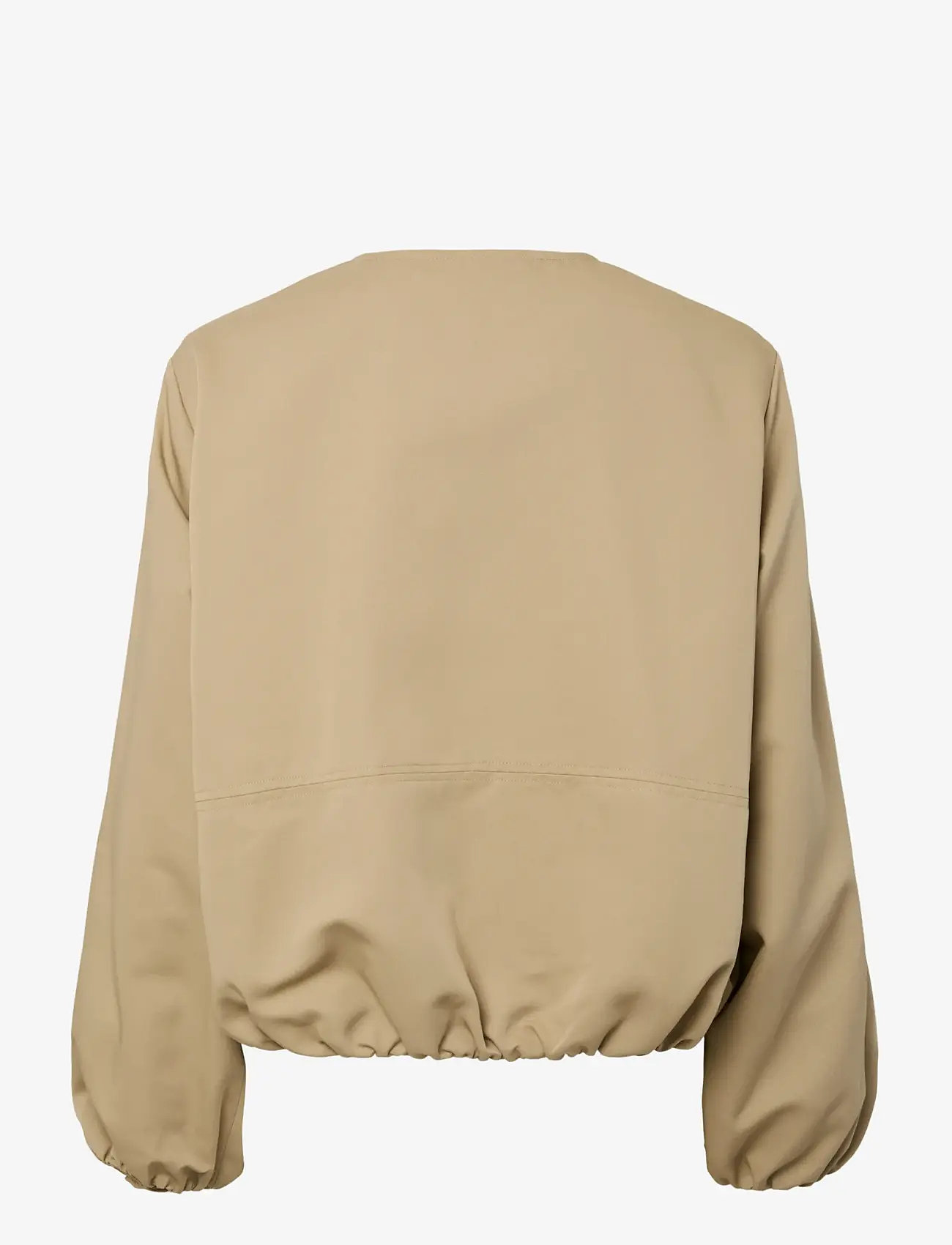 Pieces - PCBERIT BALLOON BOMBER JACKET - forårsjakker - travertine - 2