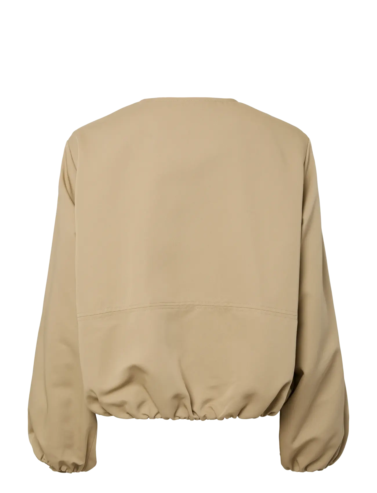 Pieces - PCBERIT BALLOON BOMBER JACKET - universalios striukės - travertine - 2