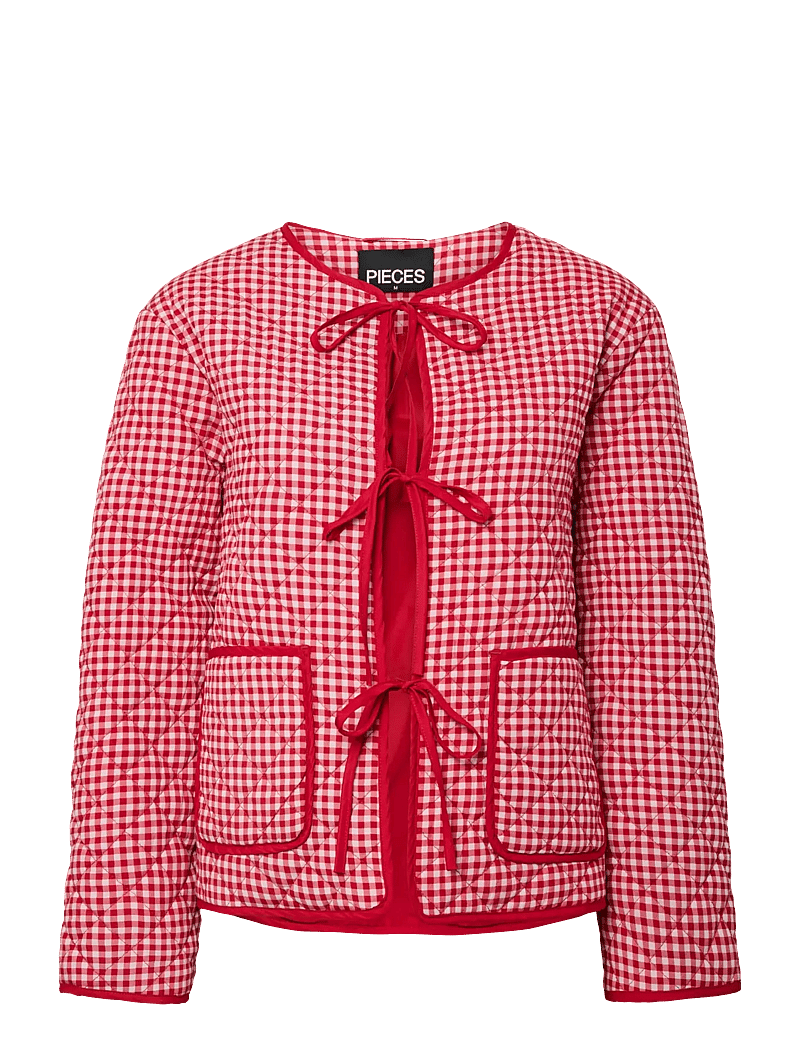 Pieces - PCBIBBA QUILT JACKET - frühlingsjacken - adrenaline rush - 1