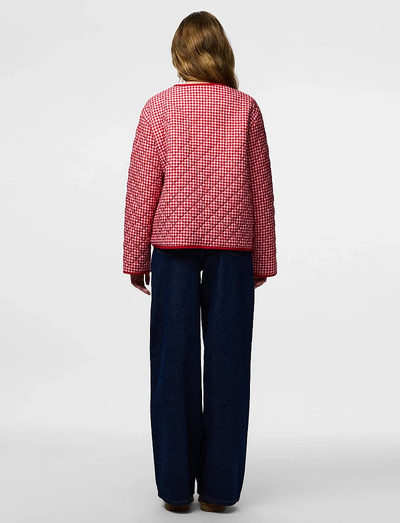 Pieces - PCBIBBA QUILT JACKET - frühlingsjacken - adrenaline rush - 4