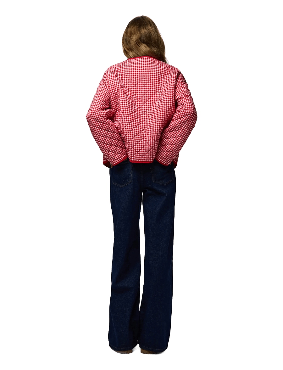 Pieces - PCBIBBA QUILT JACKET - frühlingsjacken - adrenaline rush - 3