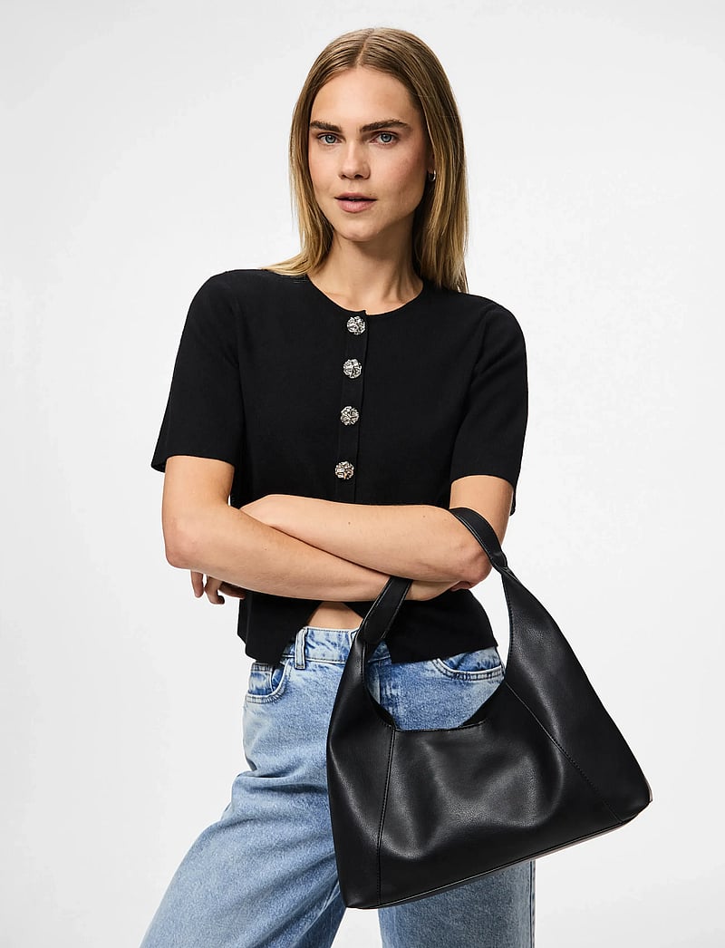 Pieces - PCJOYE HOBO BAG - black - 0