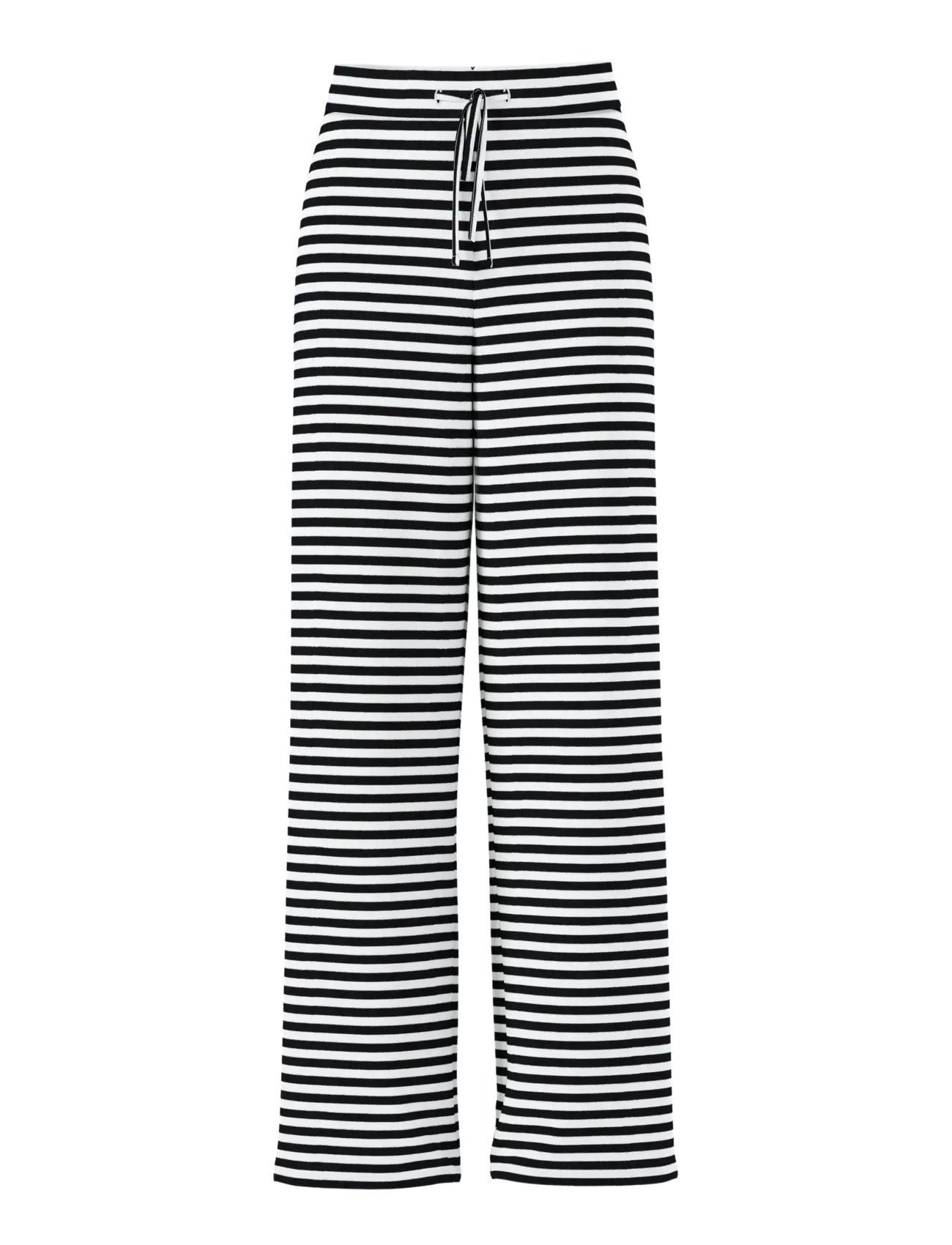 PIECES Pclaya Mw Wide Hosen Jrs Noos Schwarz - L - Damen