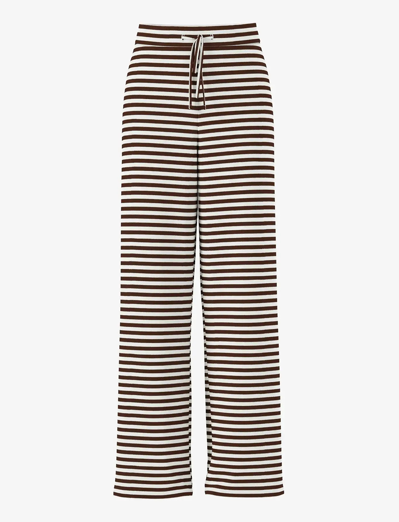 Pieces - PCLAYA MW WIDE PANTS JRS NOOS - joggers - chicory coffee - 0