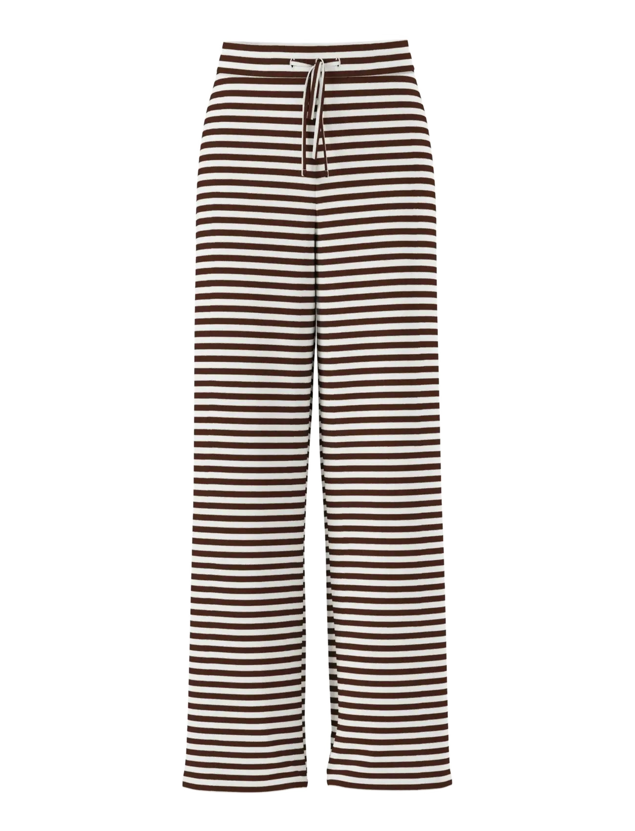 Pieces PCLAYA MW WIDE PANTS JRS NOOS - Nyheder - CHICORY COFFEE / brown