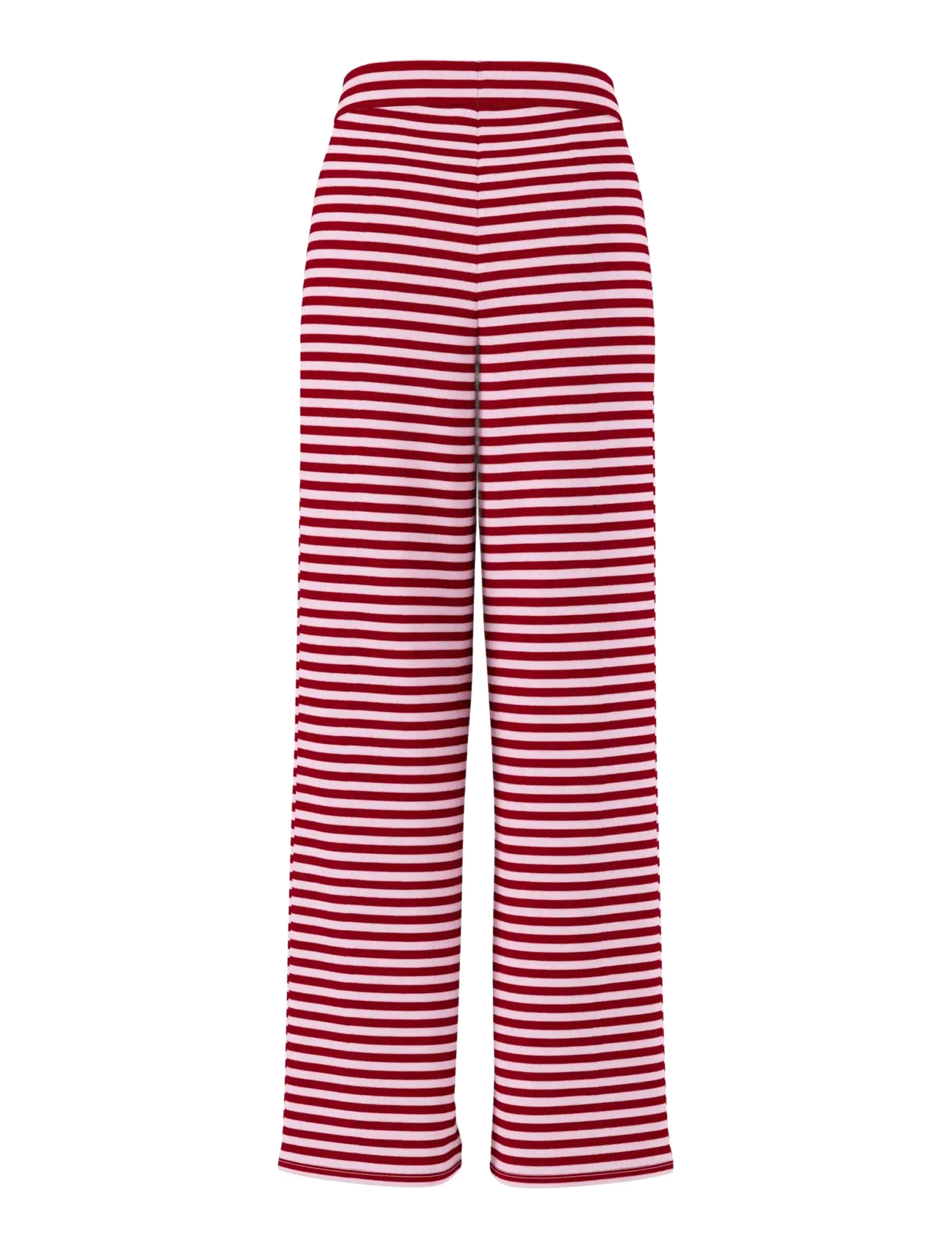 Pieces - PCLAYA MW WIDE PANTS JRS NOOS - bukser med brede ben - goji berry - 2