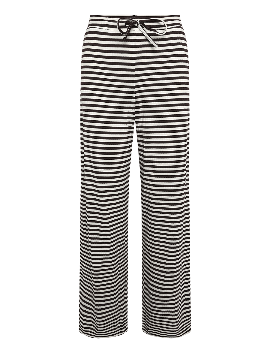 Pieces - PCLAYA MW WIDE PANTS JRS NOOS - hosen mit weitem bein - hot fudge - 0