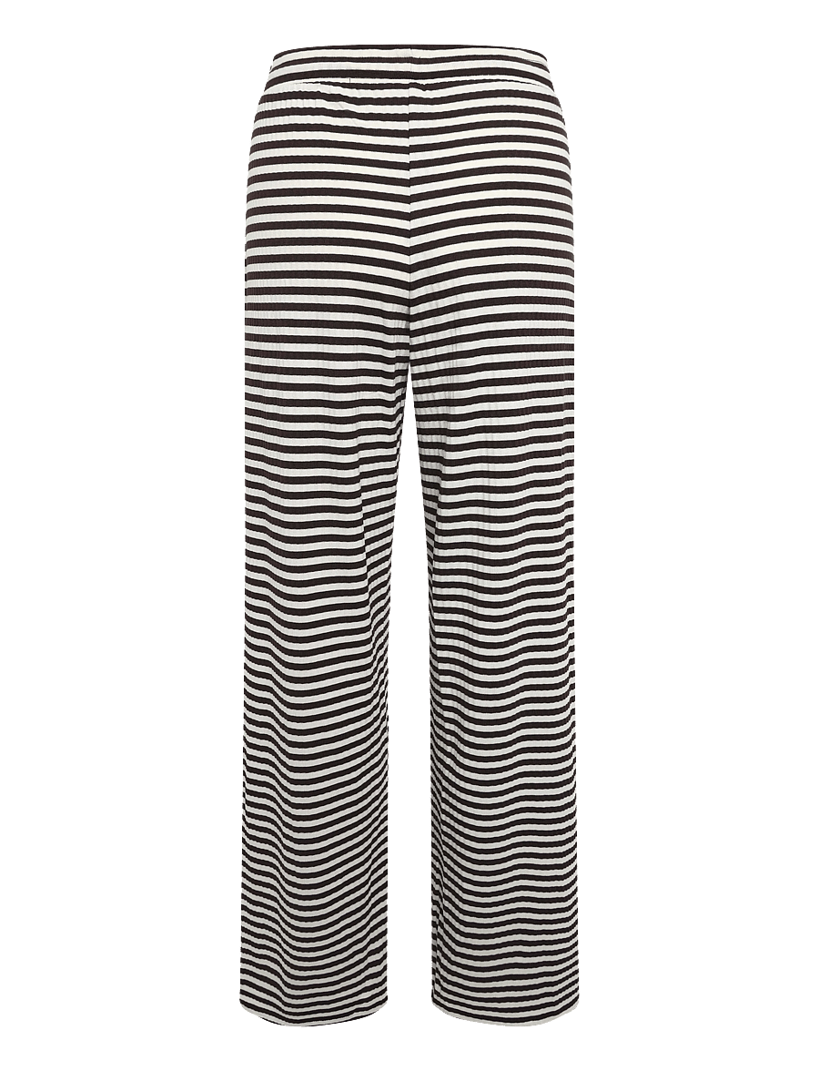 Pieces - PCLAYA MW WIDE PANTS JRS NOOS - hosen mit weitem bein - hot fudge - 1