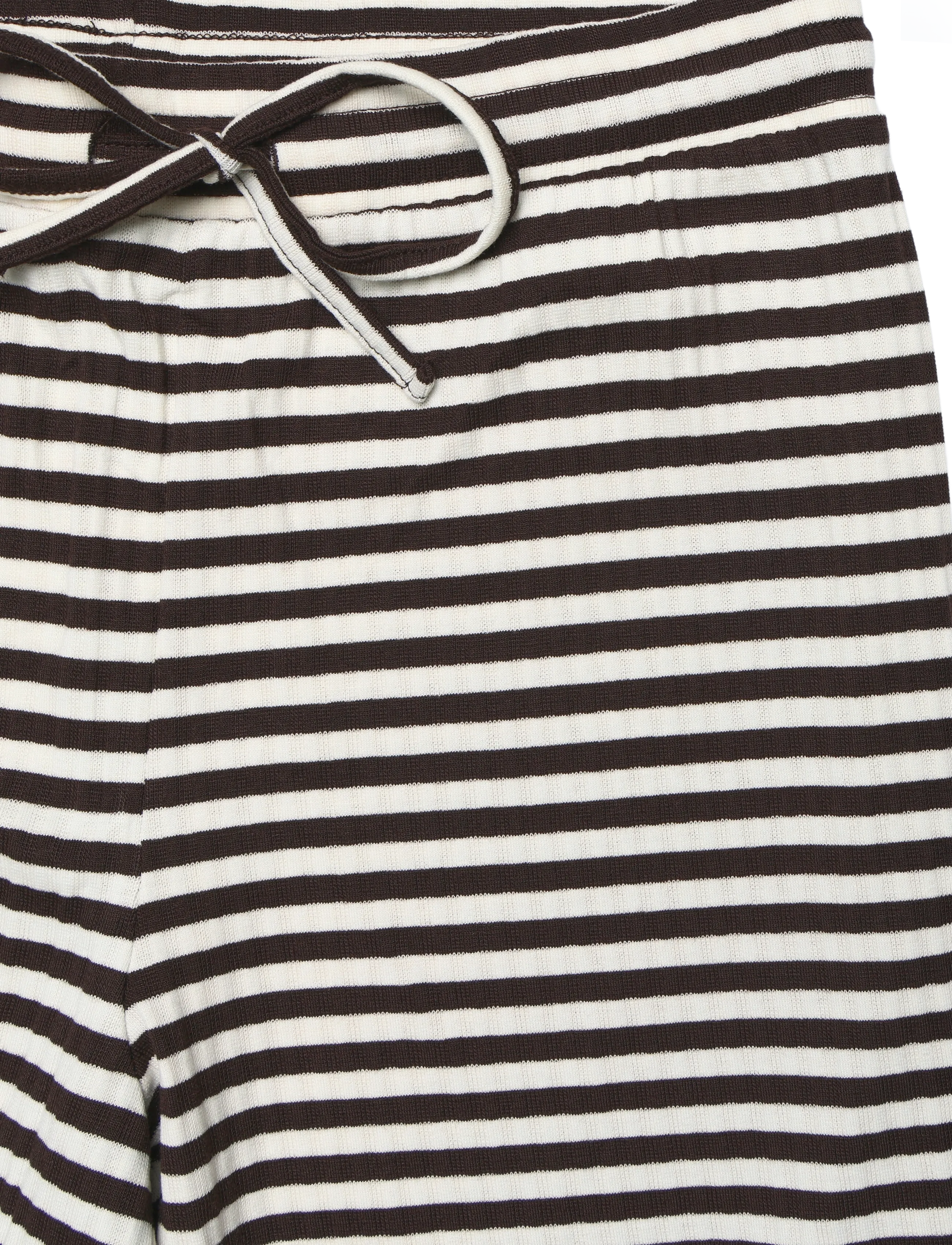 Pieces - PCLAYA MW WIDE PANTS JRS NOOS - bukser med brede ben - hot fudge - 3