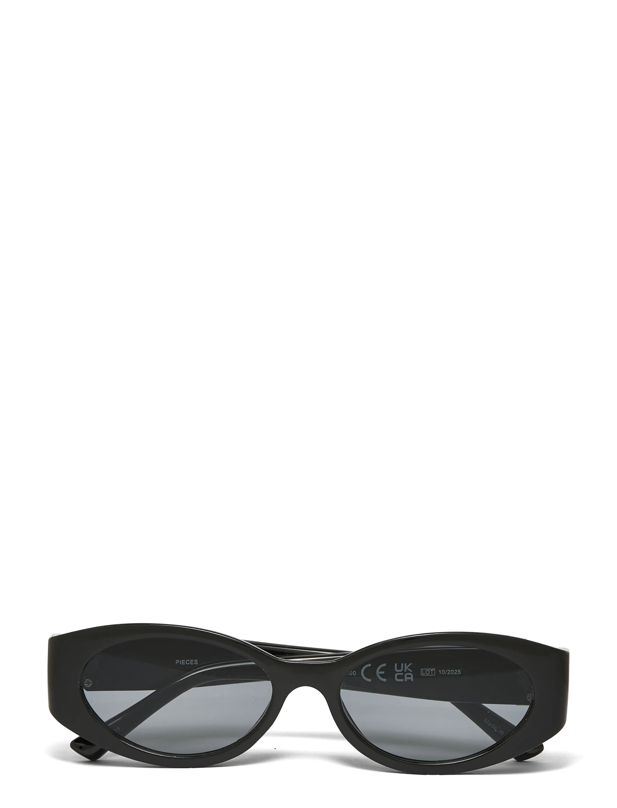 Pieces Pcbellis Sunglass Bundle, One Size, Sunglasses, Schwarz - Square Frame Frauen