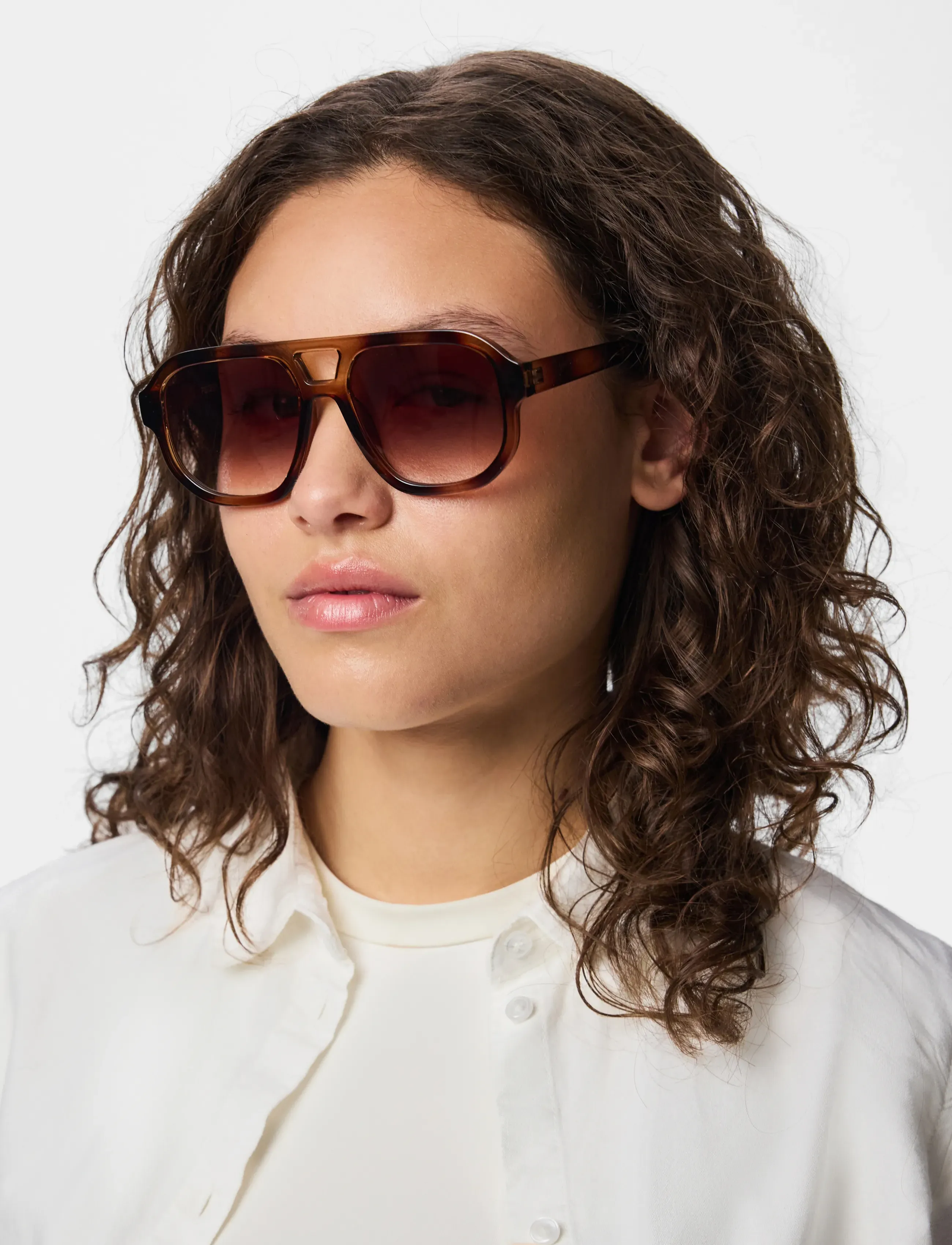 Pieces Pckarla Sunglass Bundle Bc, One Size, Sunglasses, Braun - Aviator Frauen