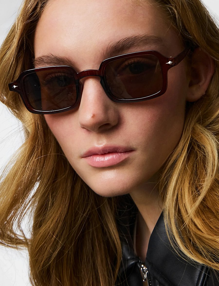 Pieces - PCKATIE SUNGLASS BUNDLE BC - rechthoekig model - downtown brown - 4