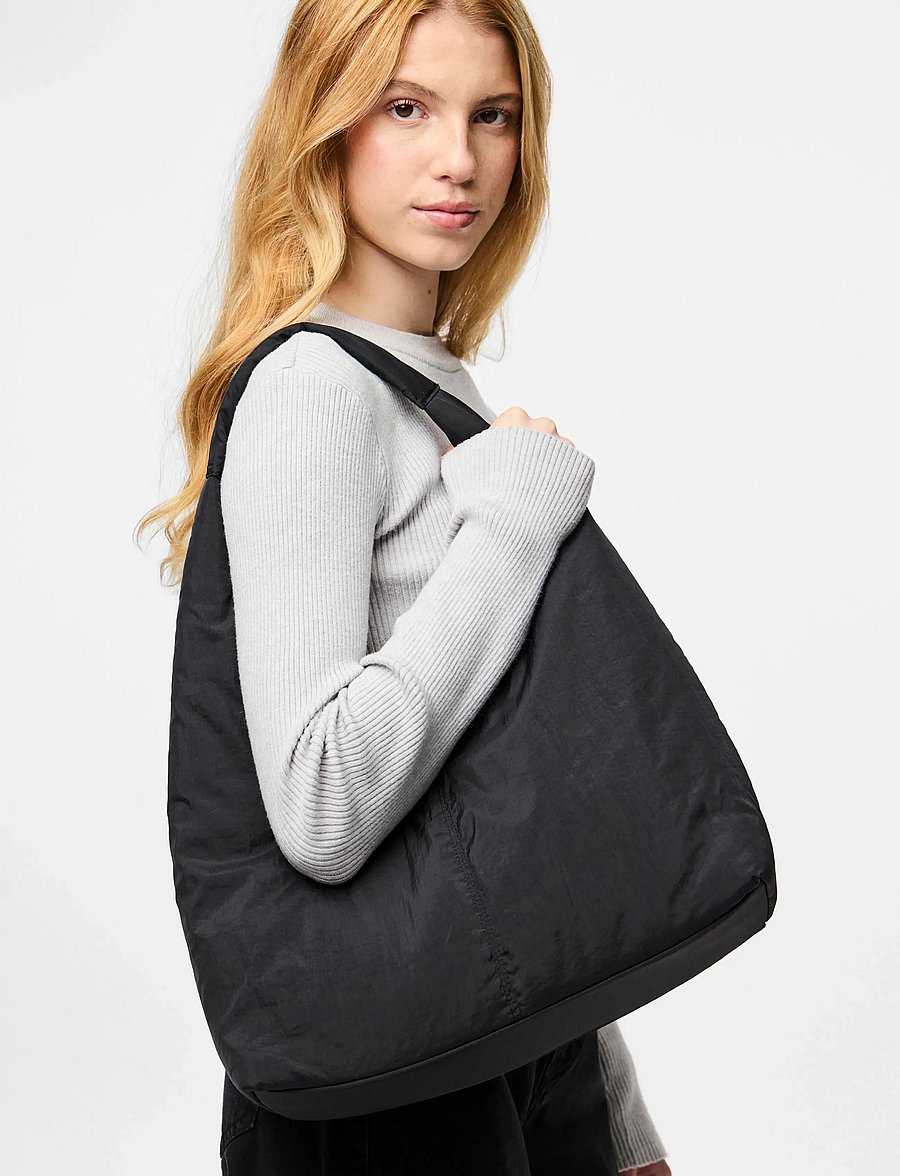 Pieces - PCBANANDA NYLON BAG BUNDLE BC - axelremsväskor - black - 0