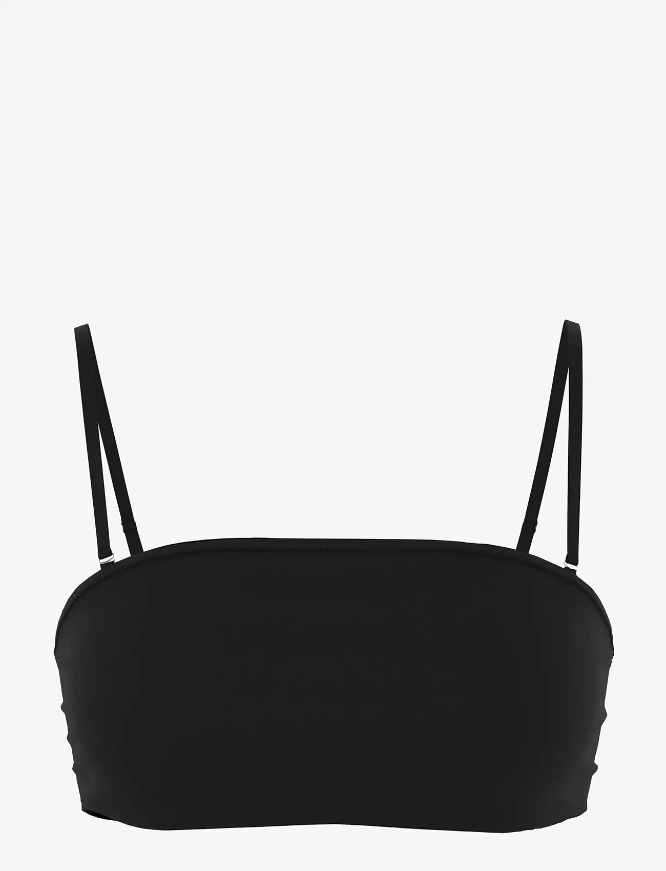 Pieces - PCBAOMI BANDEAU DETACH STRAPS TOP BC - bandeau bikini - black - 1