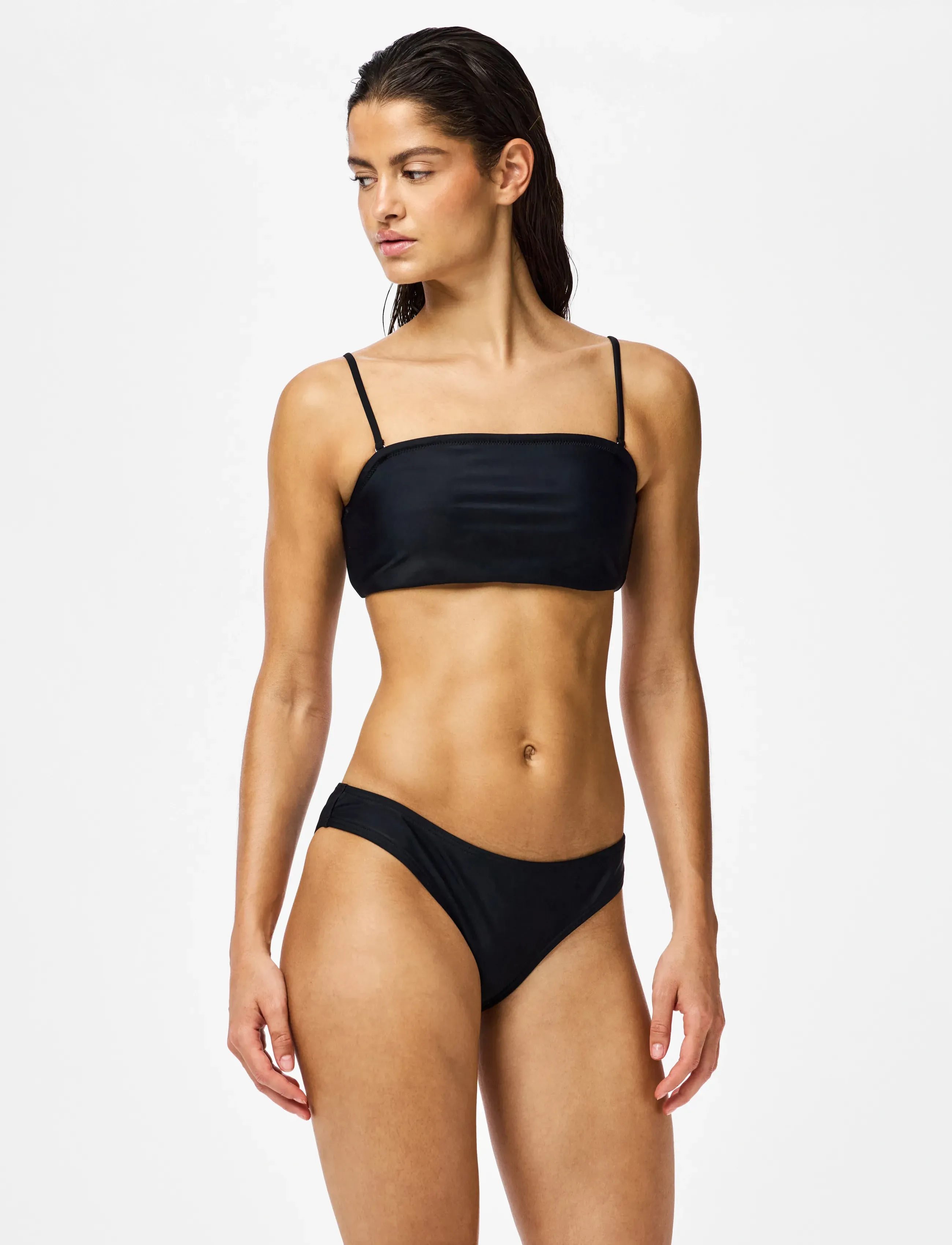 Pieces PCBAOMI BANDEAU DETACH STRAPS TOP BC - Pieces - BLACK / black